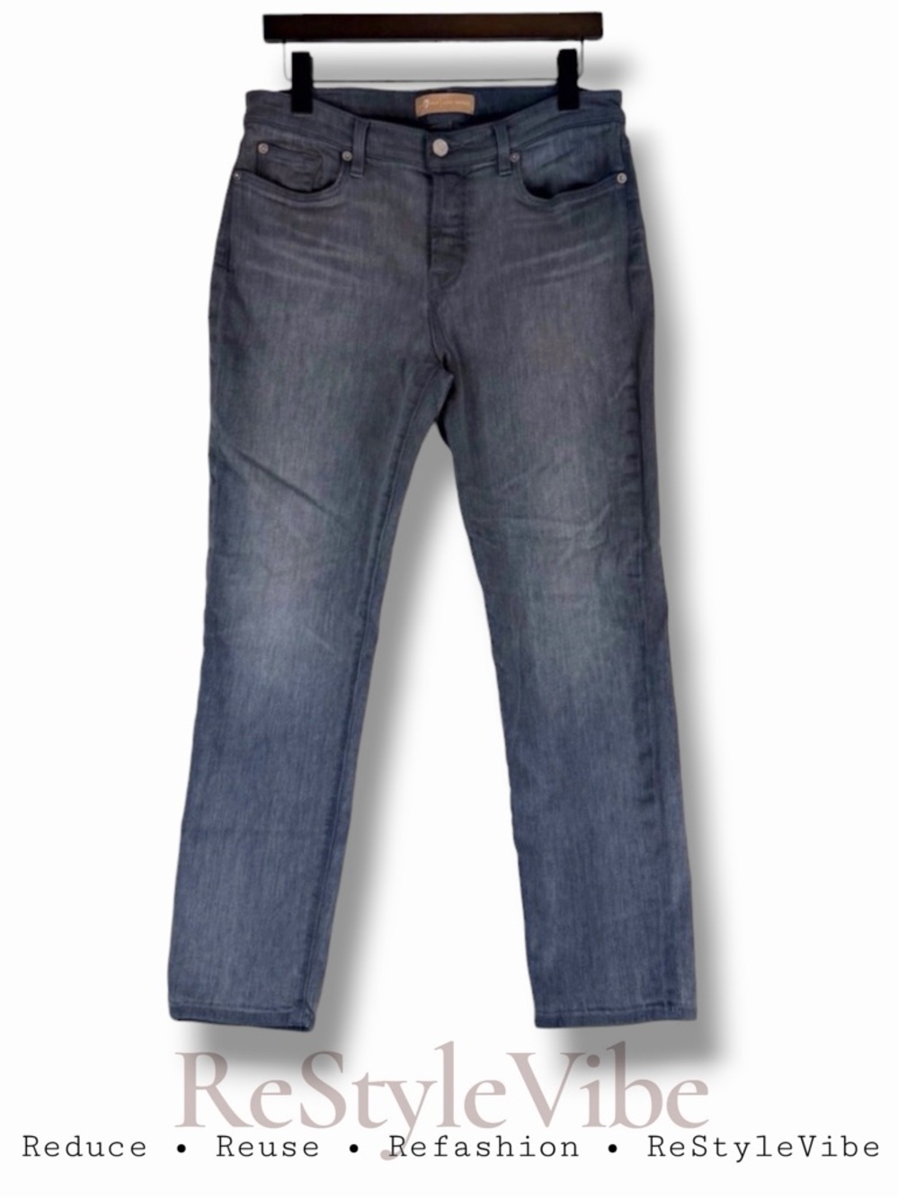 7 FOR ALL MANKIND Women’s Size 29 Denim Jeans LUX VINTAGE Josefina Style Stretch